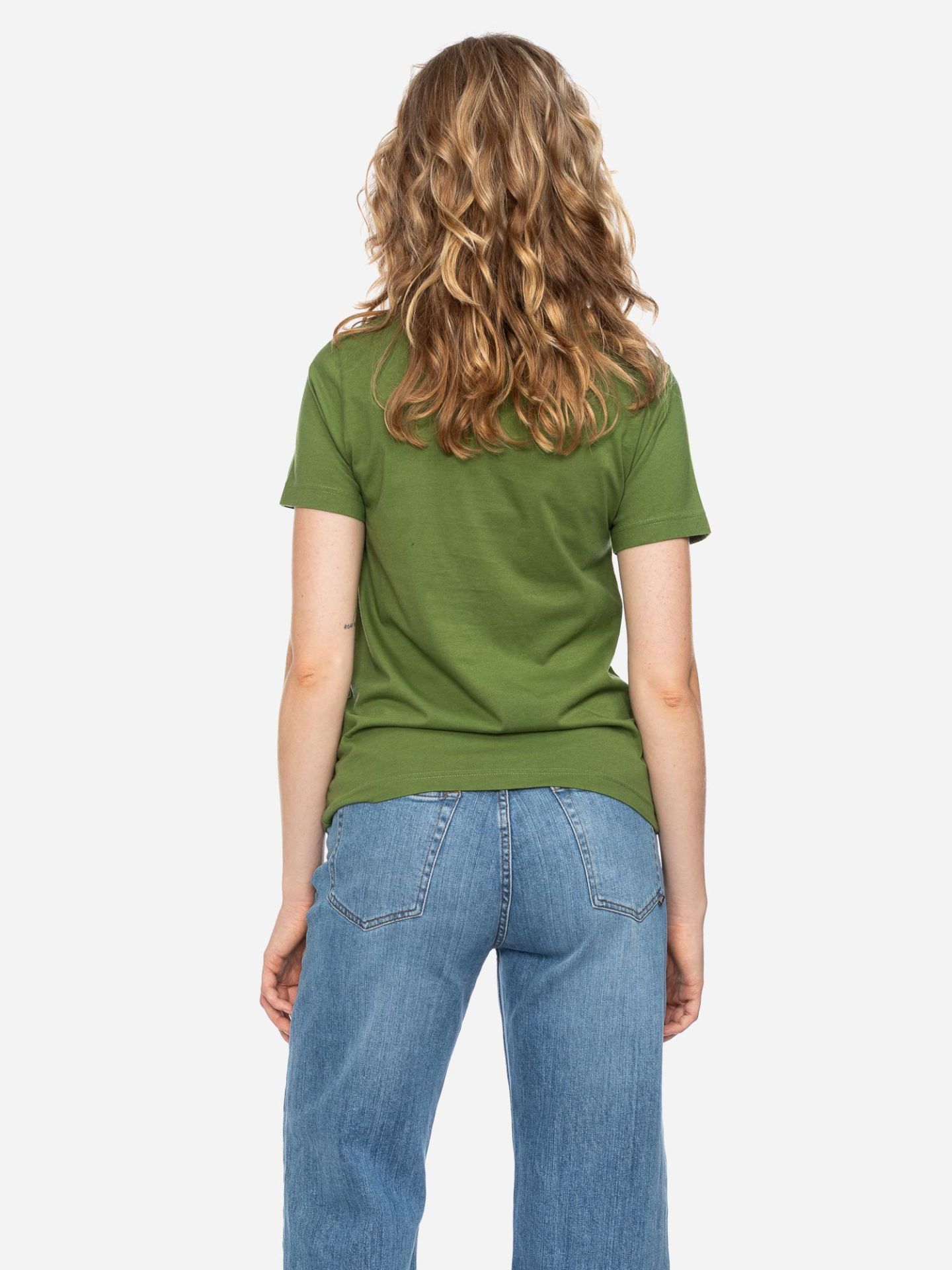 unisex organic cotton pesto T-shirt