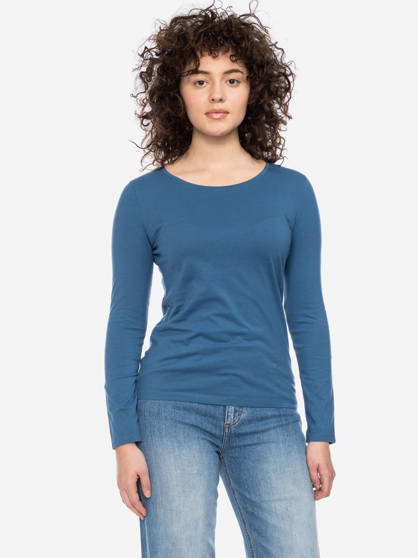 Women's long-sleeved shirt organic cotton