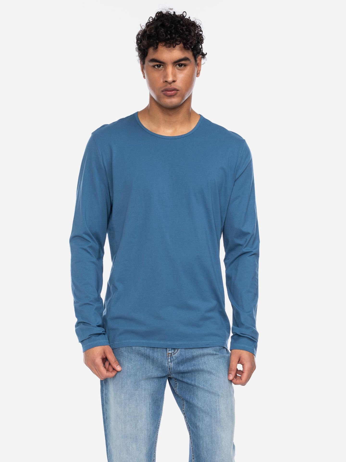 Men's long sleeve shirt organic cotton stellar