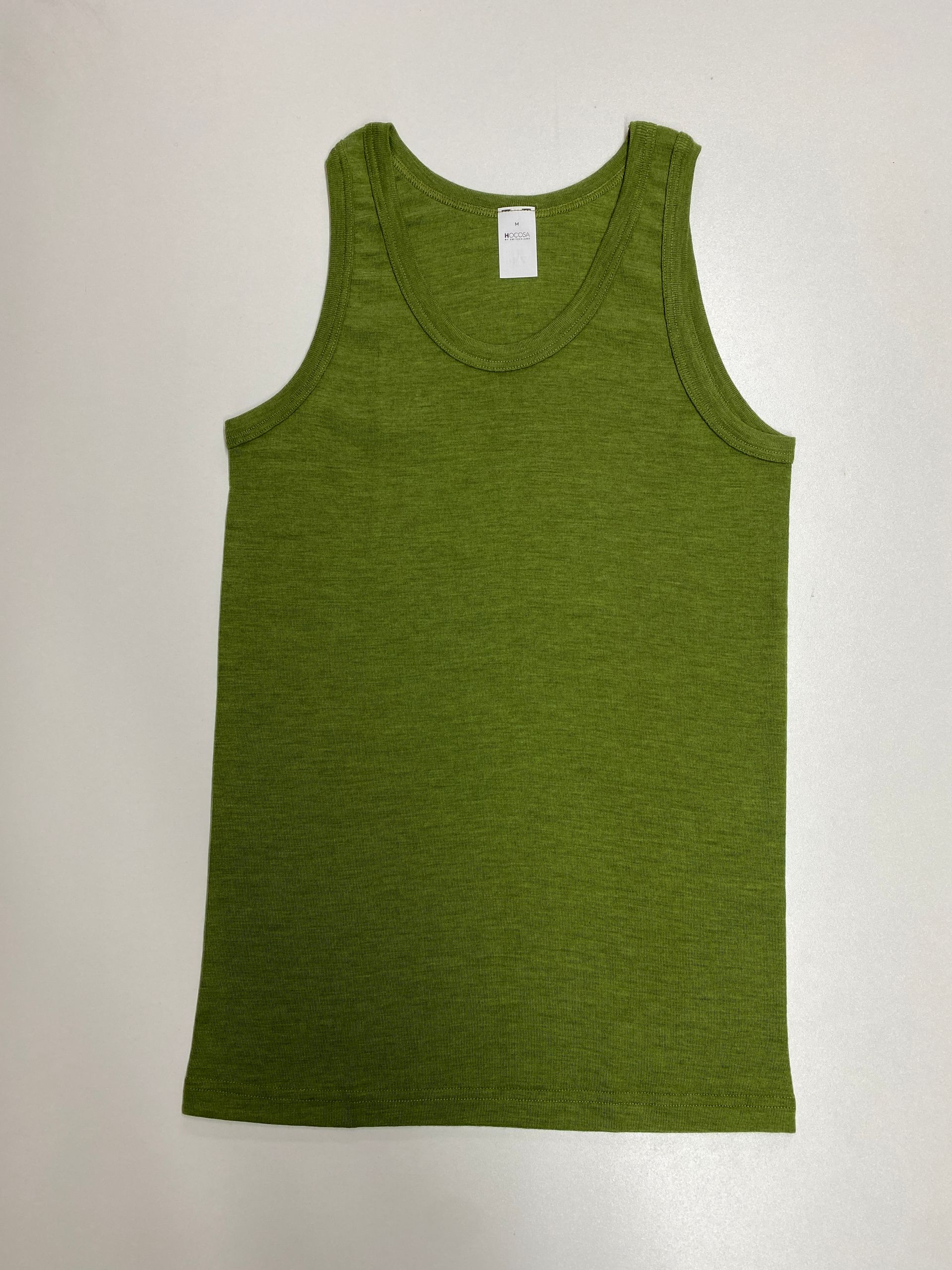 Hocosa wool shirt forest green - unisex