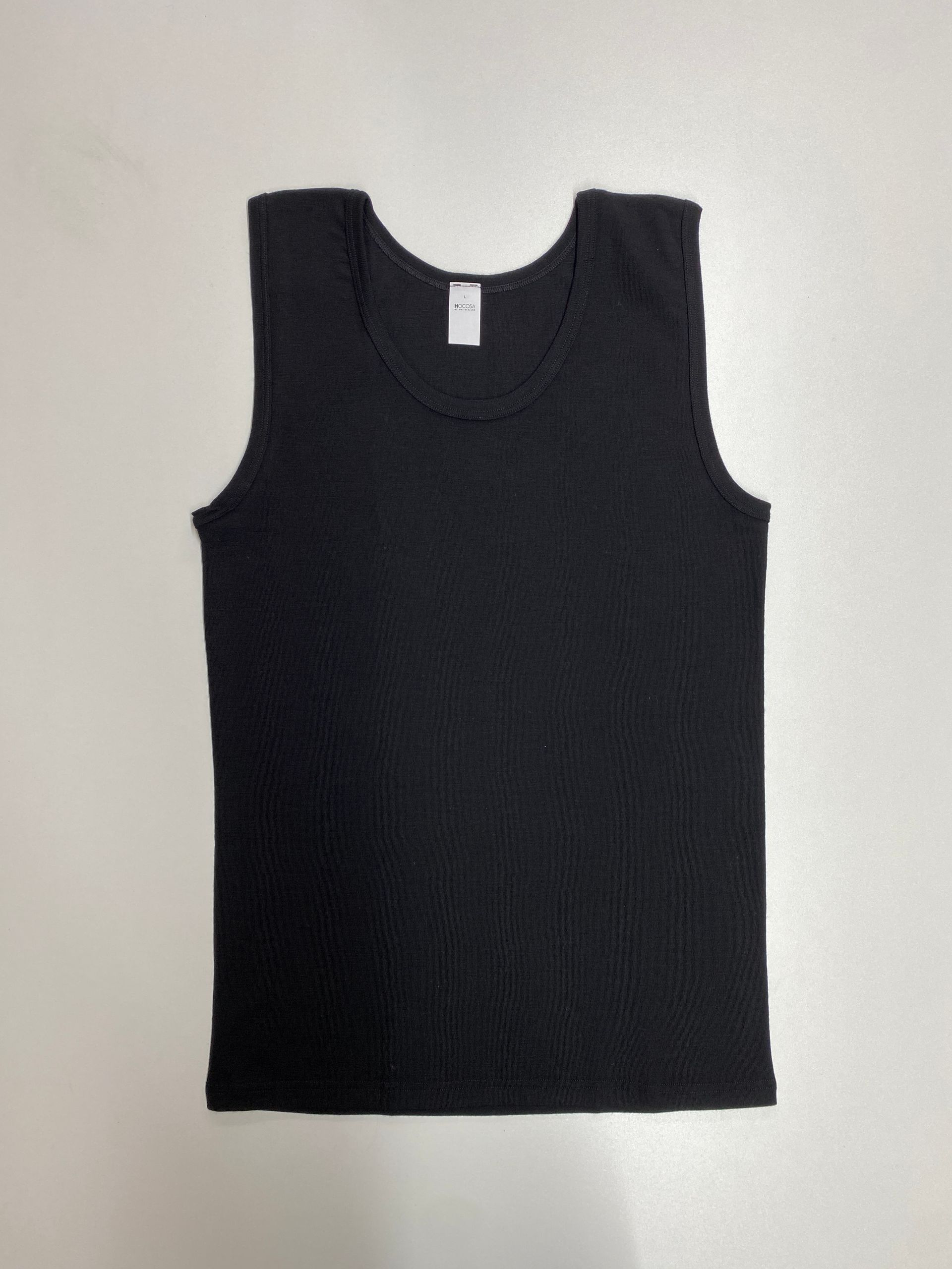 Hocosa black wool shirt - unisex
