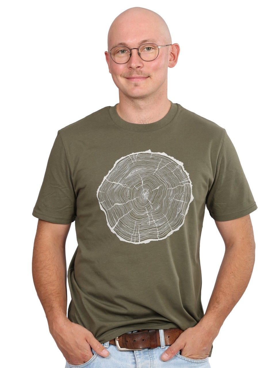 Art men's shirt 'Bigslice' khaki