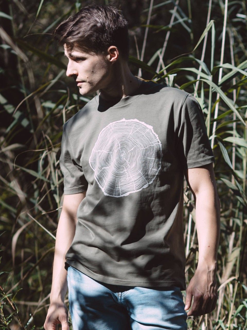 Art men's shirt 'Bigslice' khaki