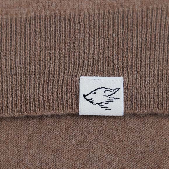 Herenpullover yakwol slim-fit yakbruin