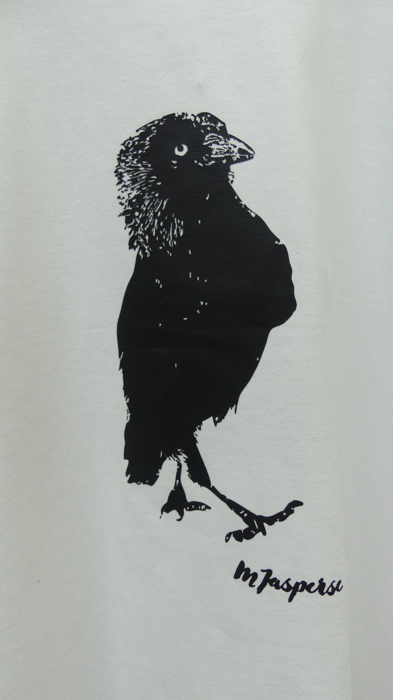 Art shirt M 'Proud jackdaw' women's shirt