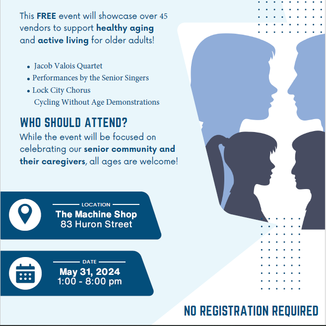 A flyer for a free event on may 31 2024