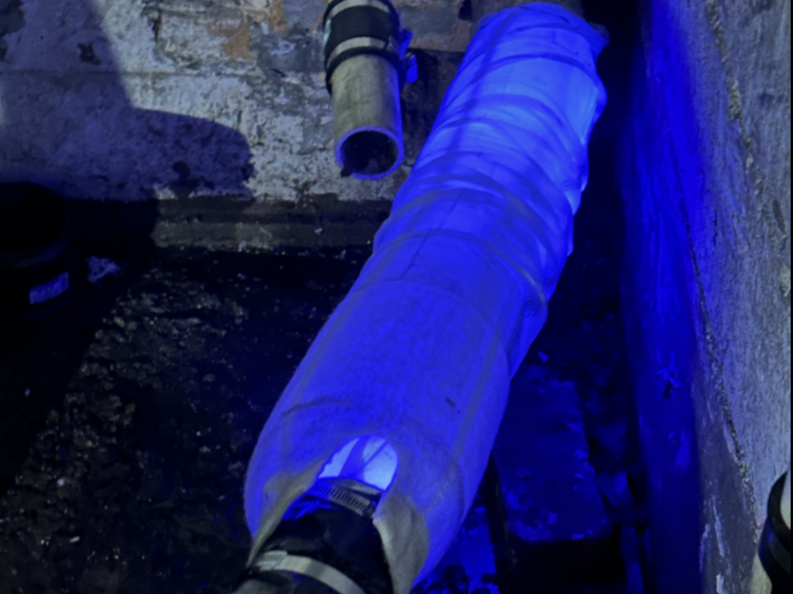 Plumber After Repairing Water Heater — Hopewell, PA — Mark A. Redinger Plumbing and Heating Inc. Plumber After Repairing Water Heater — Hopewell, PA — Mark A. Redinger Plumbing and Heating Inc.