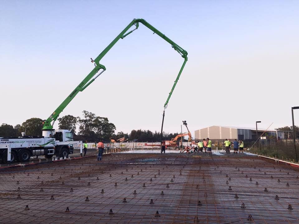 Industrial Project — Concreting in Tanilba Bay, NSW Industrial Project — Concreting in Tanilba Bay, NSW