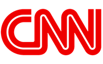 Un logotipo de CNN en rojo sobre un fondo blanco.