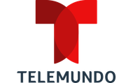 El logo de Telemundo es una T roja sobre un fondo blanco.