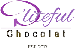 Purple and brown “Lifeful Chocolat” logo with “EST. 2017” beneath it