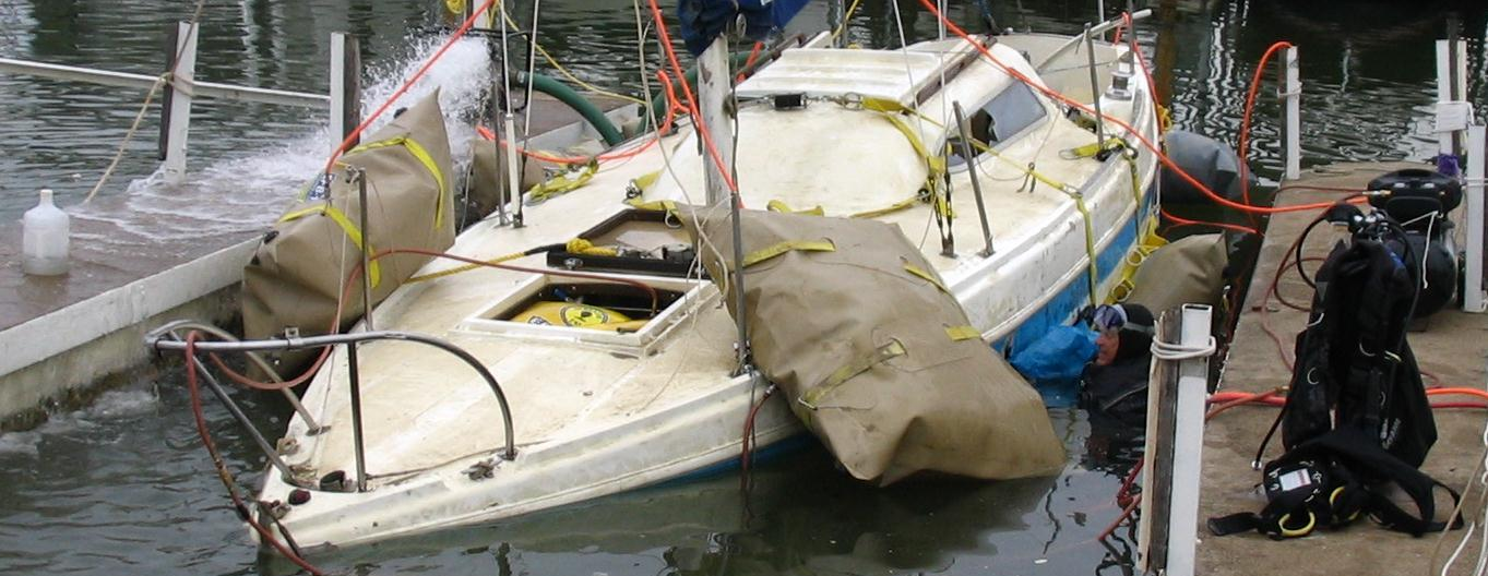 Texas IN-WATER BOAT RECOVERY AND BOAT SALVAGE