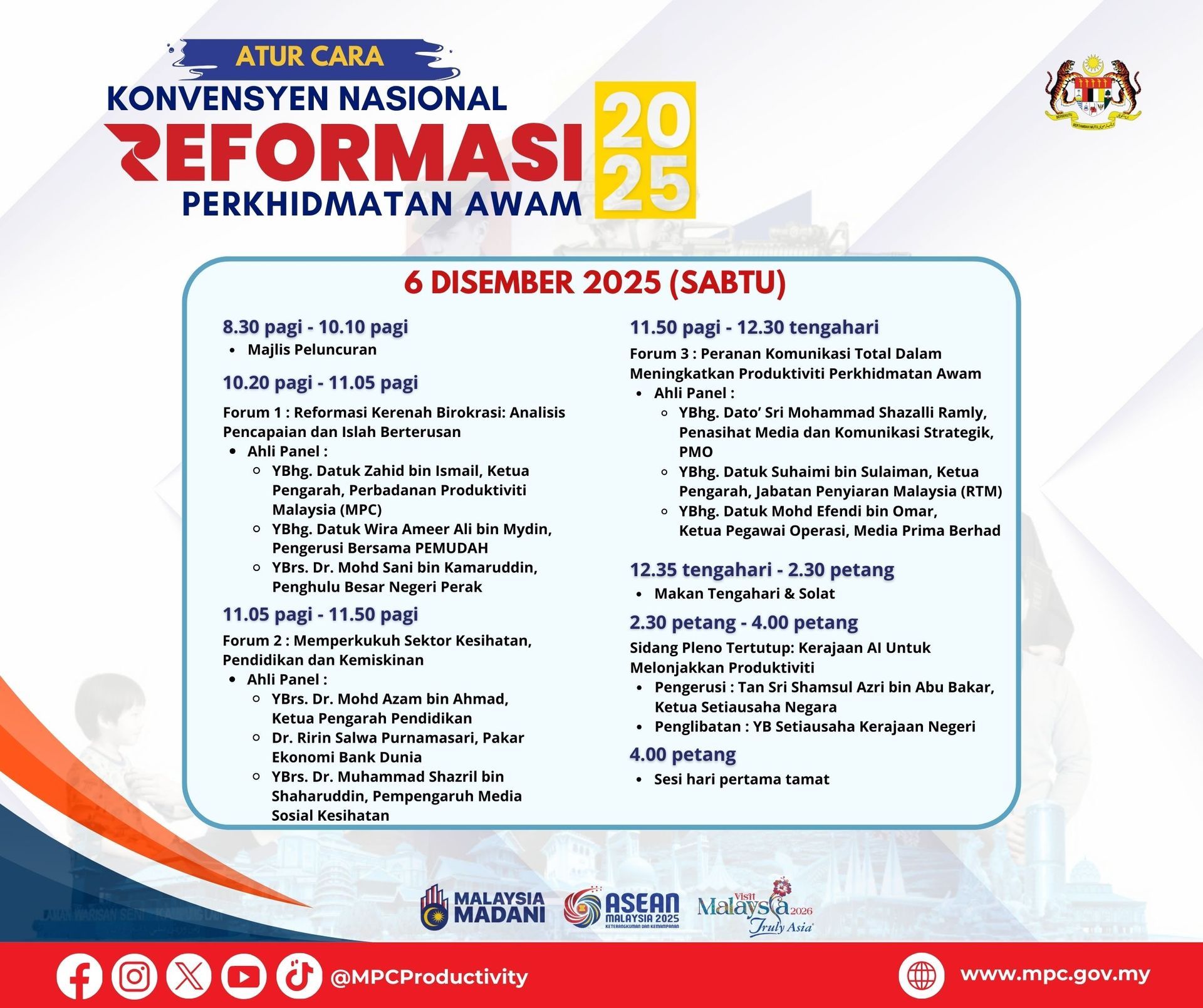 Atur ara Hari Pertama