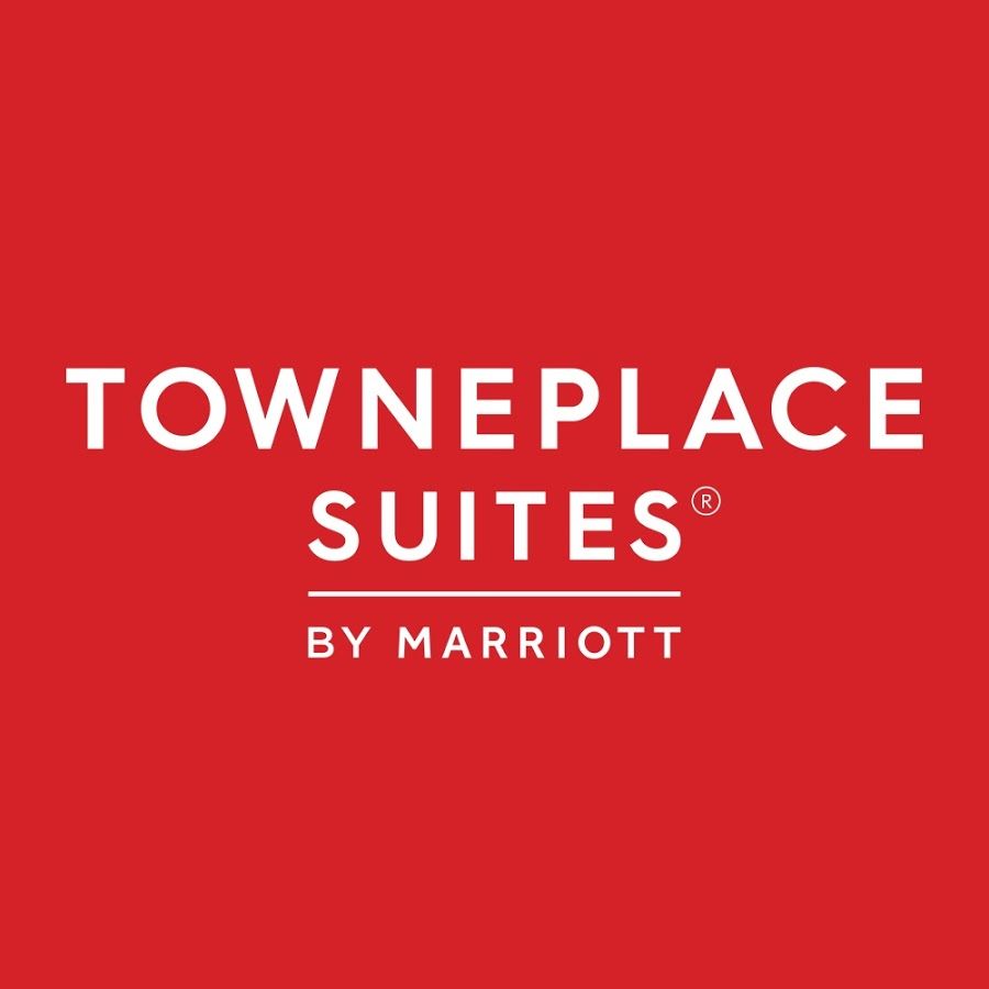 TownePlace Suites by Marriott logo on a red background