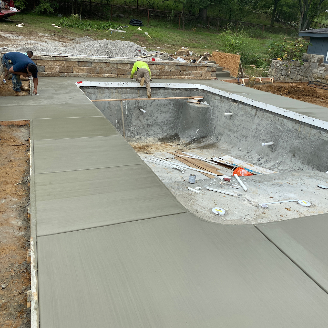 Concrete pool — Tulsa, OK — Sosa Concrete LLC