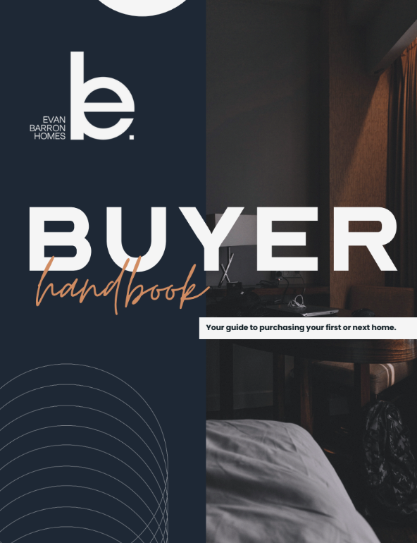 A buyer handbook with a picture of a bed on the cover