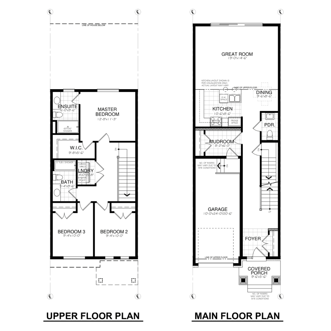 A black and white floor plan of a house.