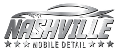 Nashville mobile detail logo with a car on it