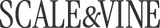 Scale & Vine logo with a fish illustration and the words “Toast on the coast for shared moments”
