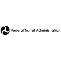 Federal Transit Administration logo: black symbol next to text.