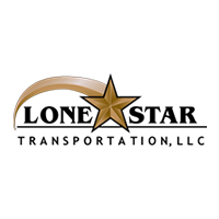 Lone Star Transportation LLC logo with a gold star and arch.