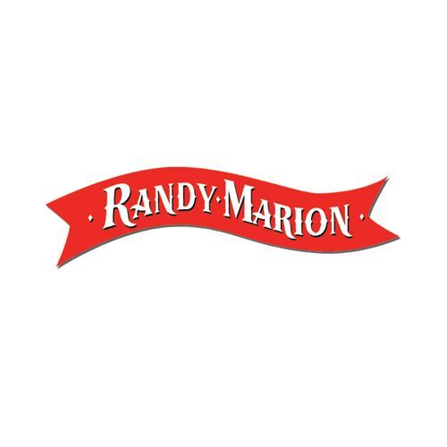 Randy Marion logo in a red banner with white text.
