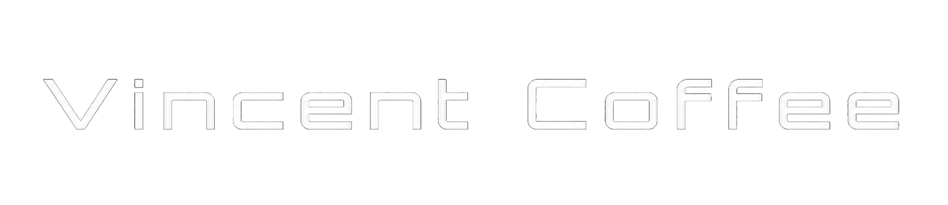 Logo di Vincent's Coffee Corato, bar e caffè con accenti verdi su sfondo nero.