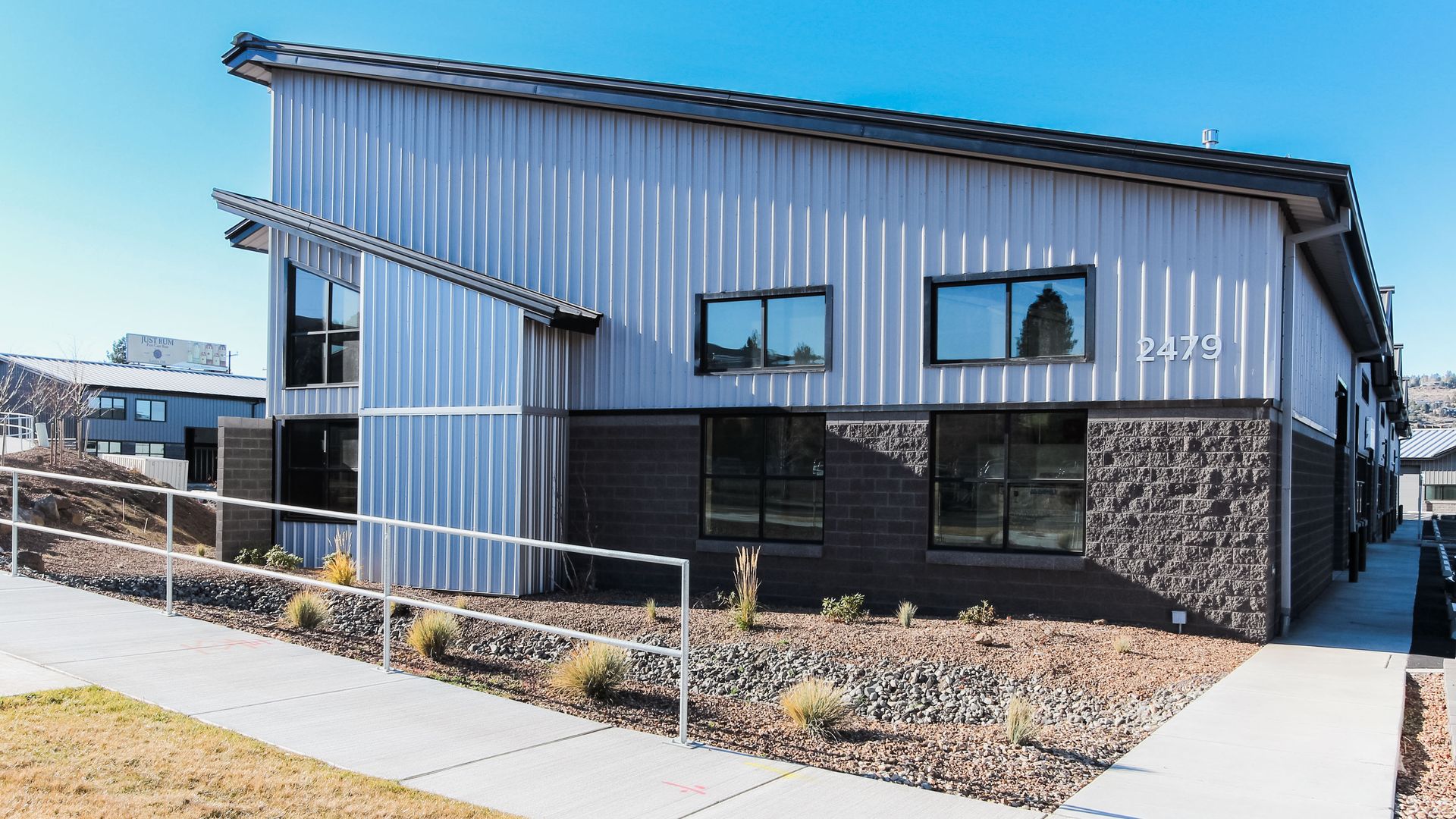 Building designed by Steele Associates