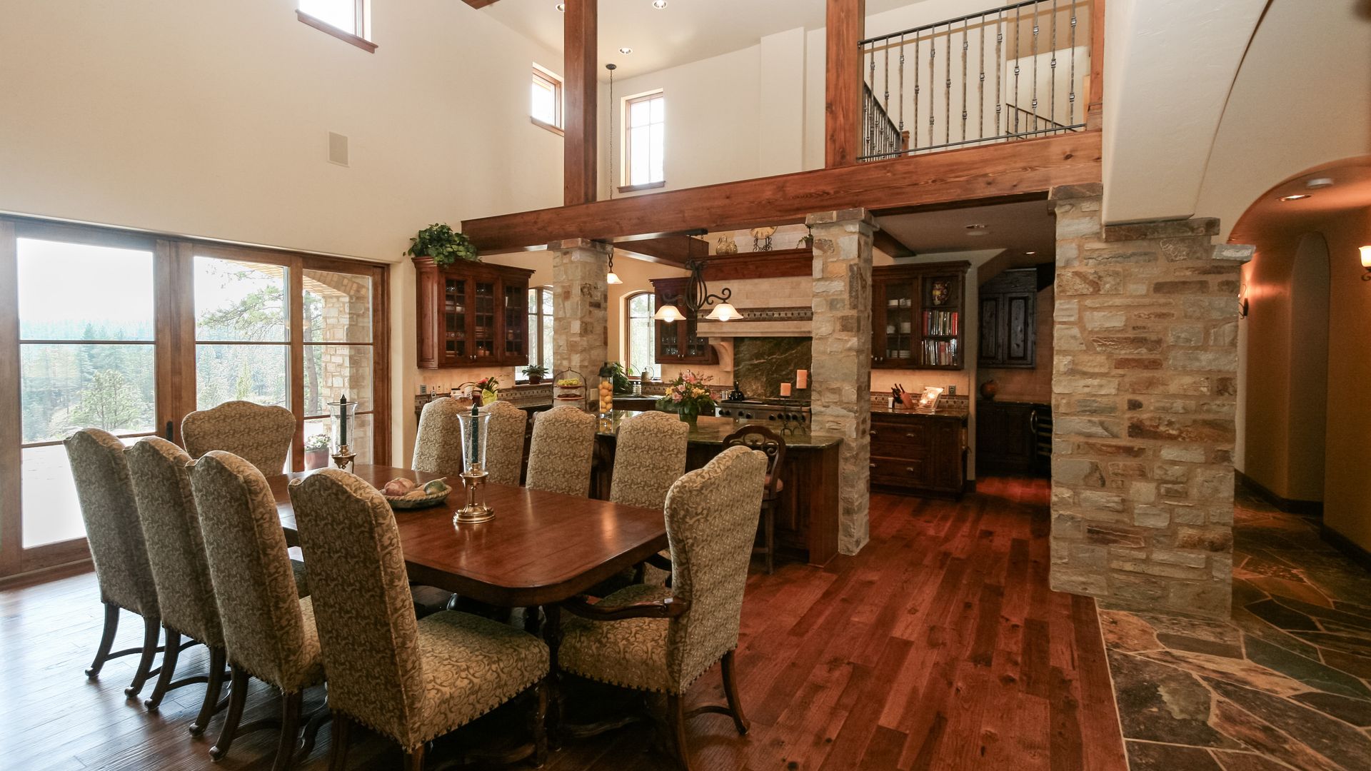 image of a dining room with table and chairs