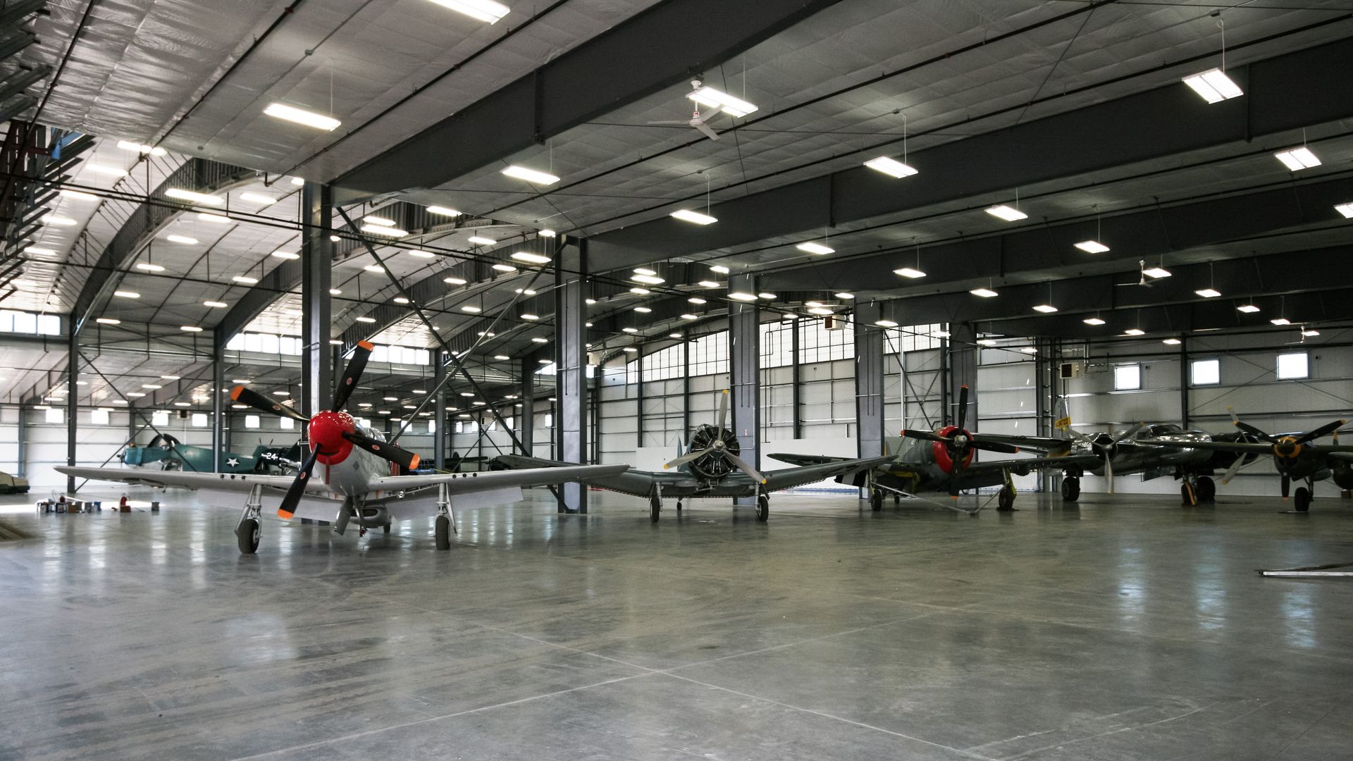 Erickson Aircraft Collection project designed by Steele Architects