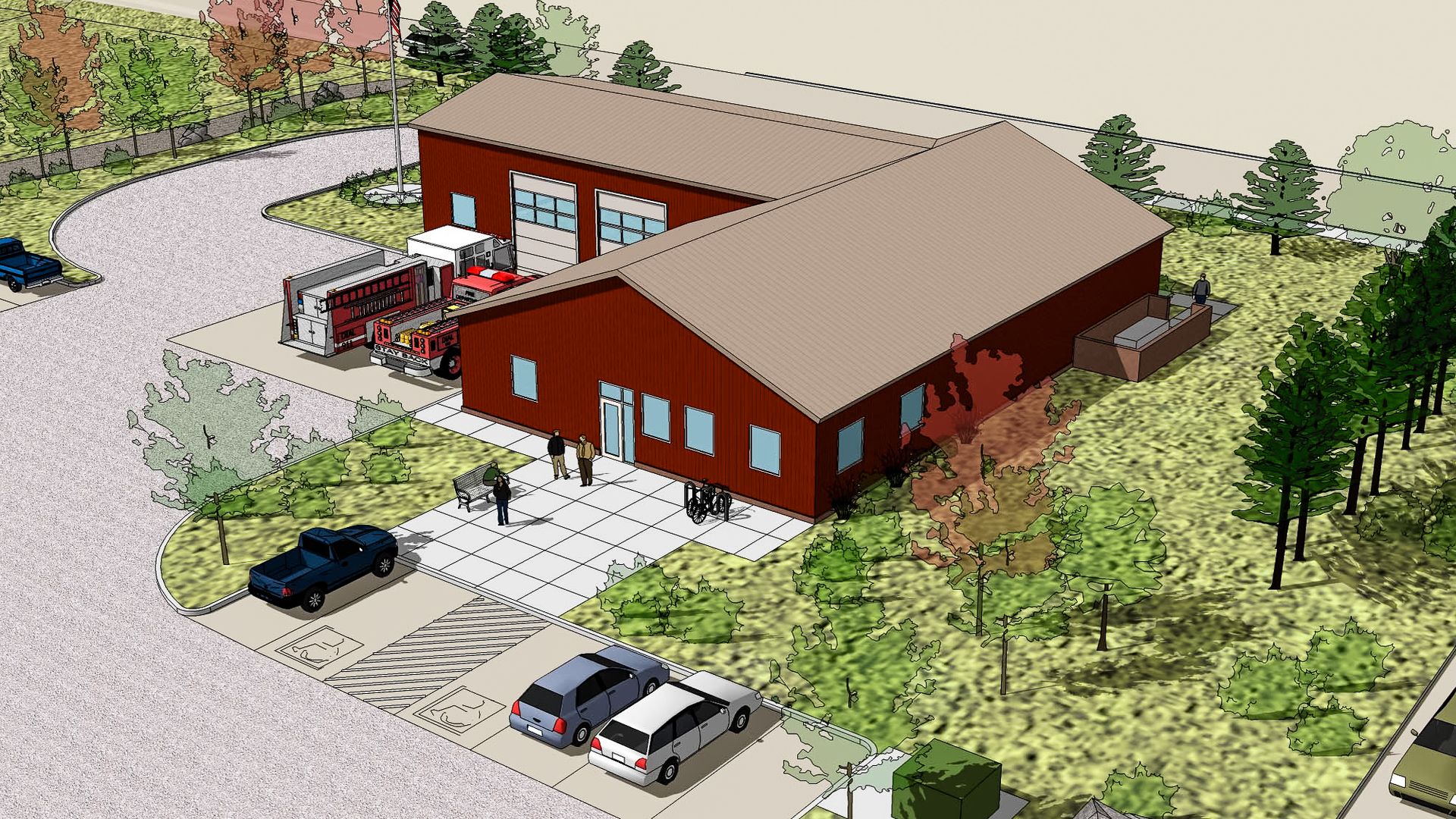 building designed by Steele