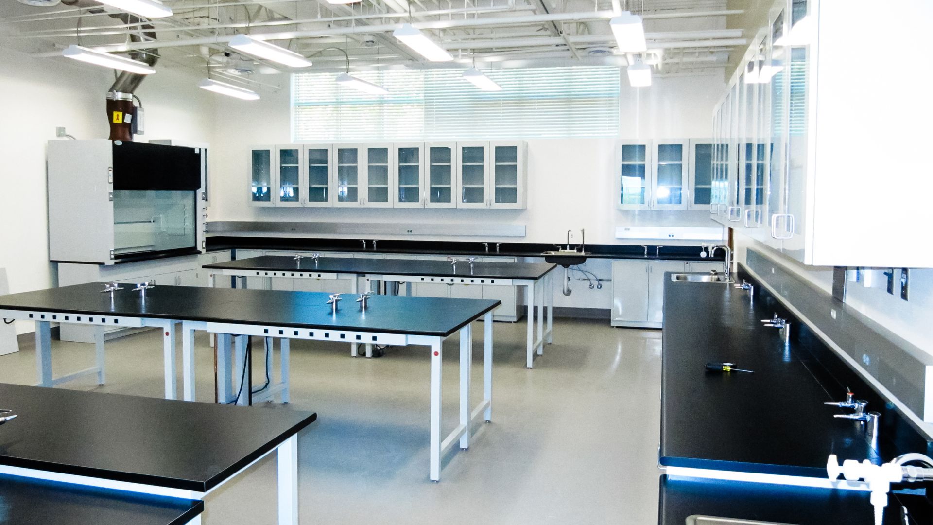 Exterior of a higher education building designed by Steele Associates