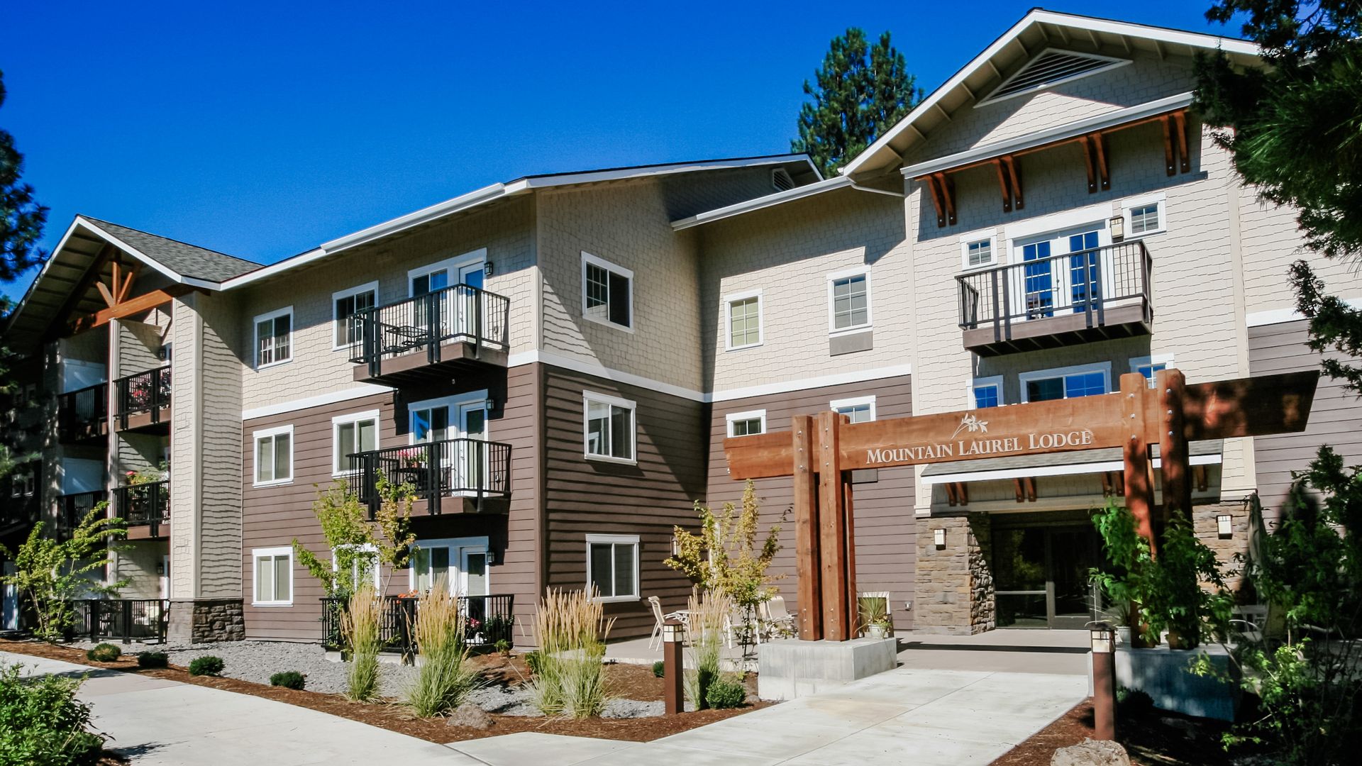 Mountain Laurel Lodge project designed by Steele Architects