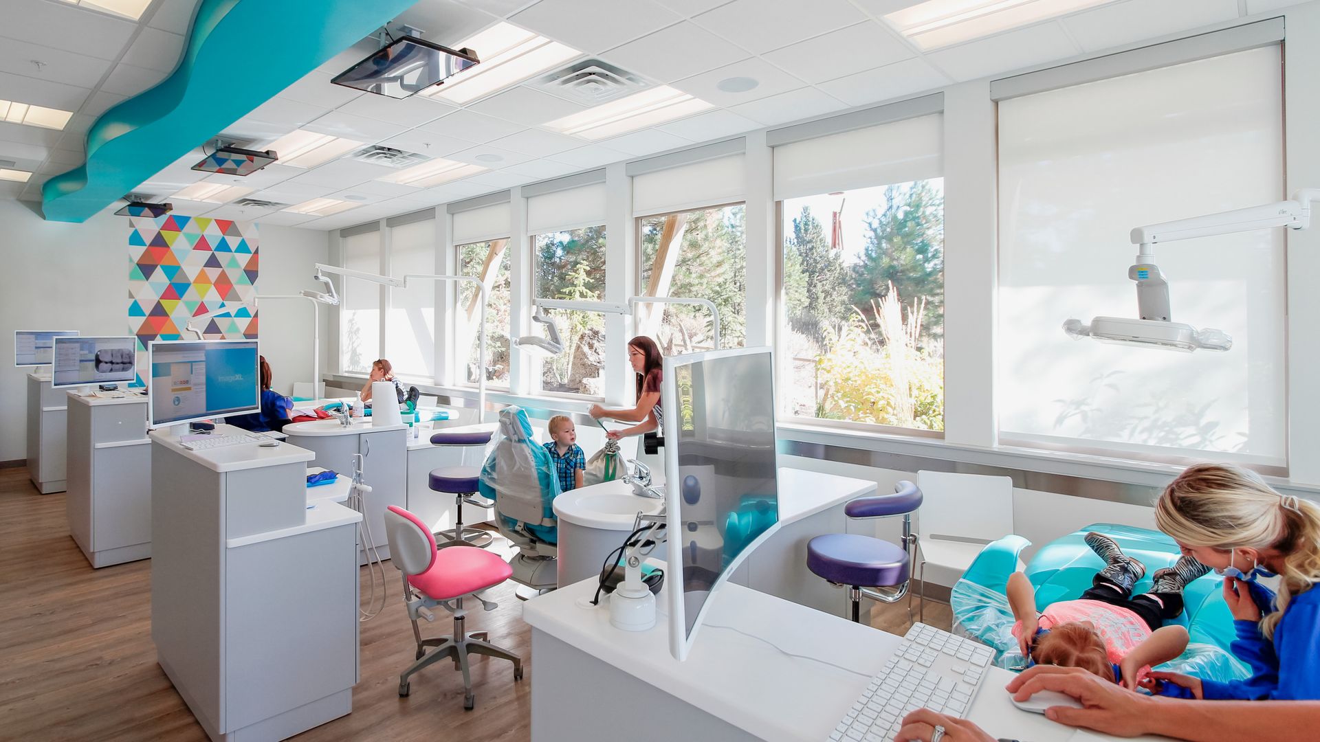 Pediatric Dental Associates of Bend project designed by Steele Architects