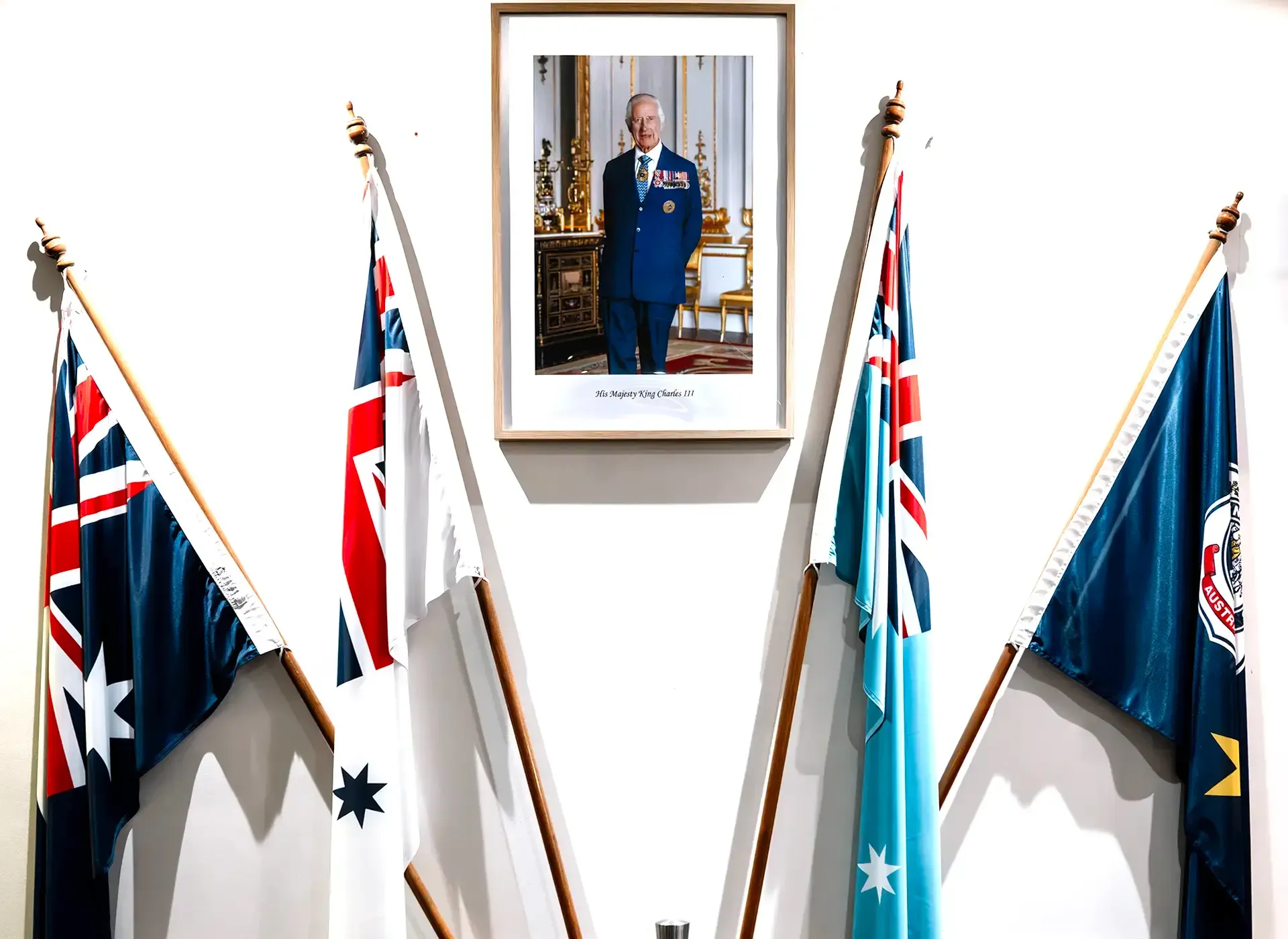 Flags at Swan Hill RSL
