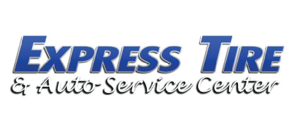 Express Tire & Auto Service Center logo in blue and black text