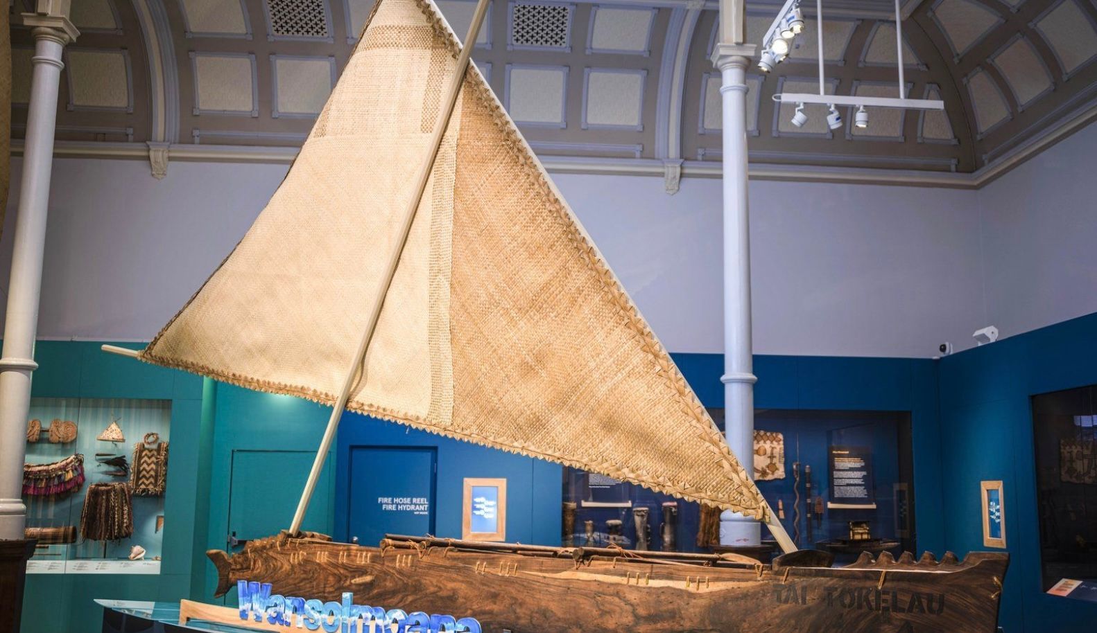 A model of the traditional Fijian drua