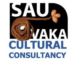 words in white on black background Sauvaka consultancy logo