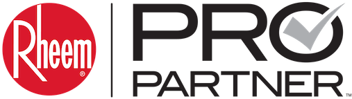 a logo for a company called rheem pro partner .
