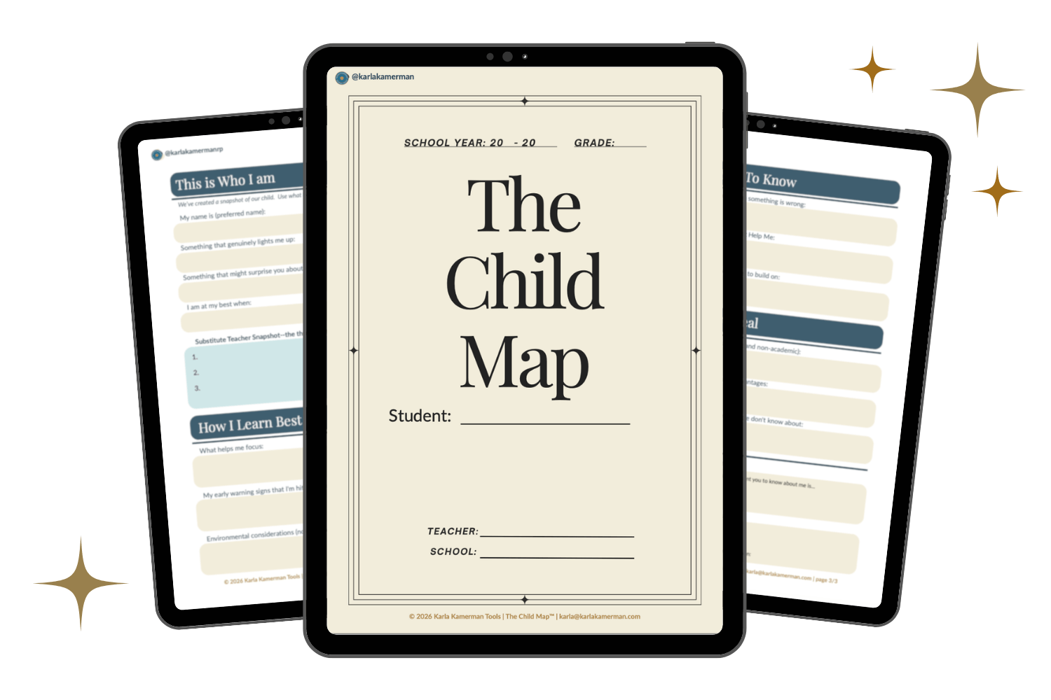 The Child Map parent resource designed to help families share a child’s strengths, needs, and learning profile with schools