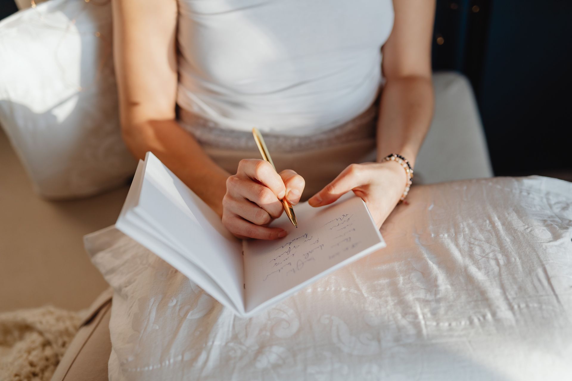 Person journalling