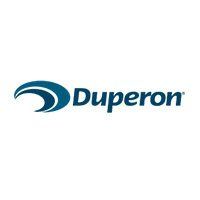 The duperon logo is blue and white on a white background.