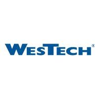 The westech logo is blue and white on a white background.