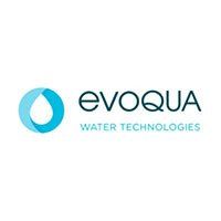Evoqua water technologies logo on a white background