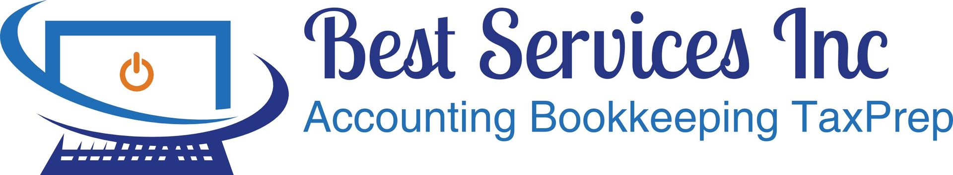 A logo for best services inc accounting bookkeeping tax prep