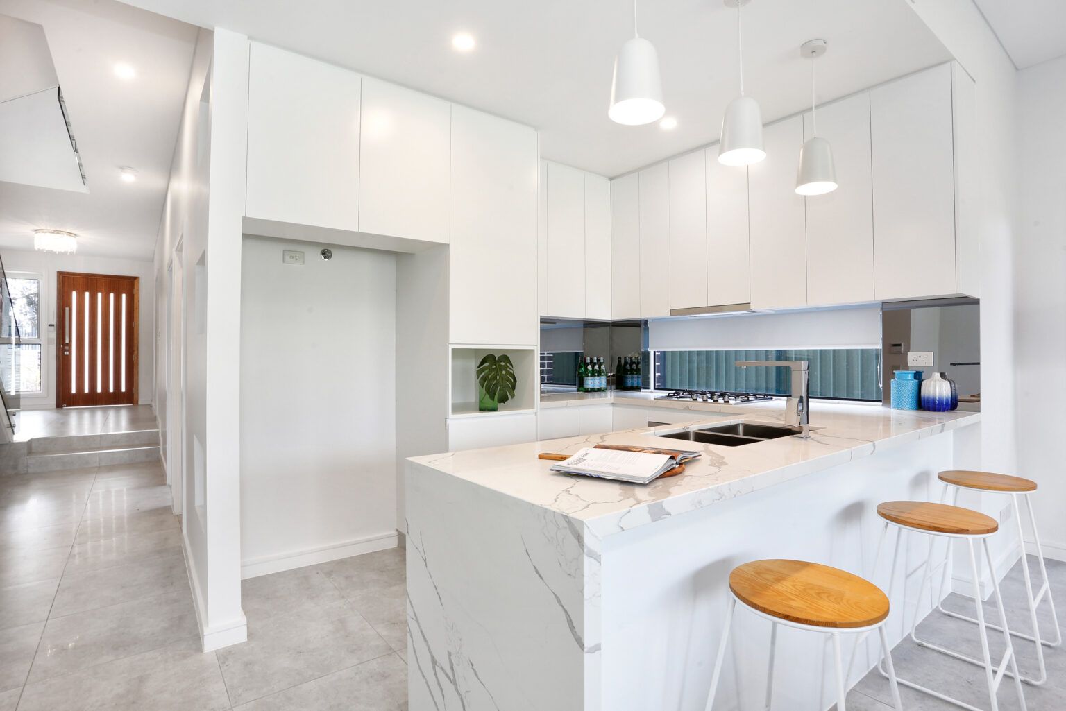 Inspiring Home Custom designed Kitchen