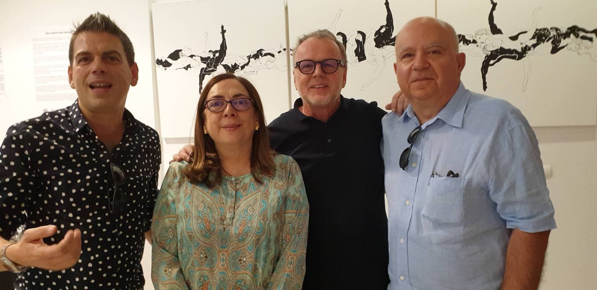 M.Martin de Blas, Casilda, Agustin Almodovar,Garbade,vernissage, inauguracion,ateneo,madrid,gallery