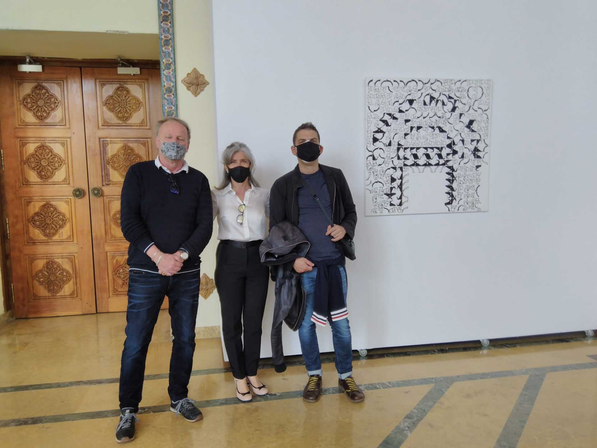 Daniel Garbade,Nuria Delgado,Miguel Angel Martín de Blas,Fundacion Tres Culturas, exposicion,Sevilla,Cartuja