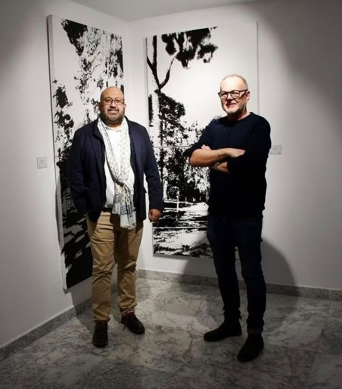 Spanish artist at the Opening
