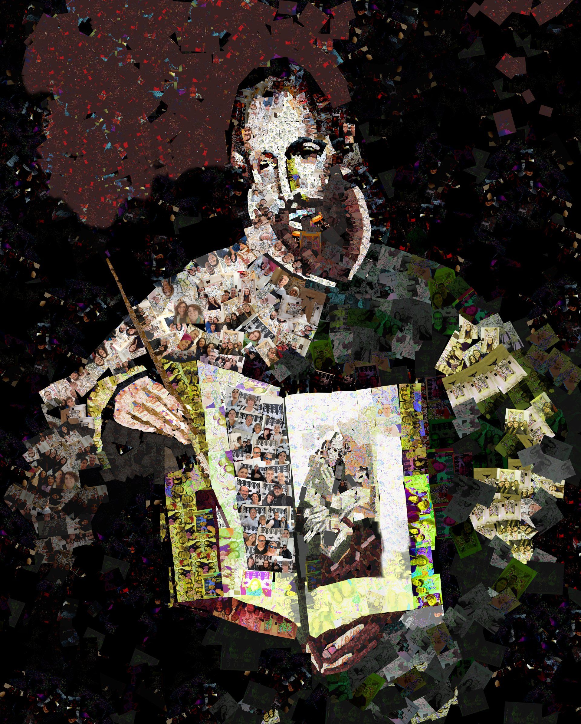 daniel garbade, selfies del pasado,oratorio de san felipe neri, toledo, instalation,art